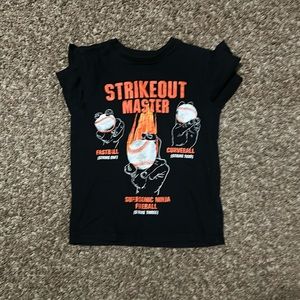 The children’s place. Size 7/8 black short sleeve shirt.